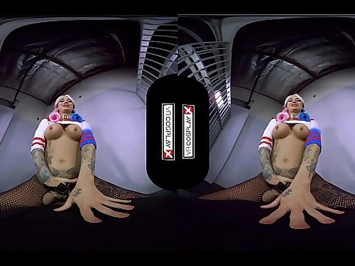 VR Costume play X Bang Kleio Valentien As Harley Quinn VR Pornography