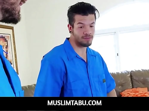 MuslimTabu-18yo Arab Maya Bijou inhaled and facial cumshot three-way