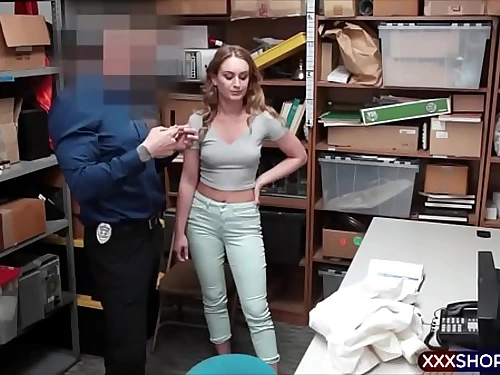 She stole some jewelry and needs to pay with her cooch