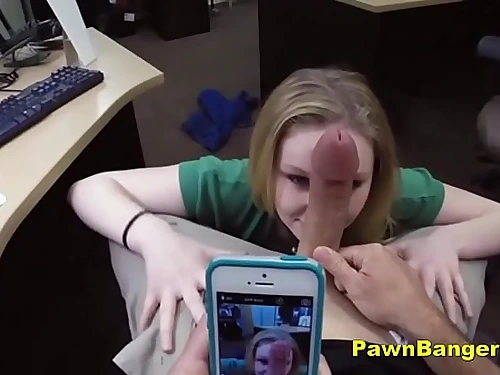 Ginormous Tits Blonde Slut Blows And Bangs Immense Trunk