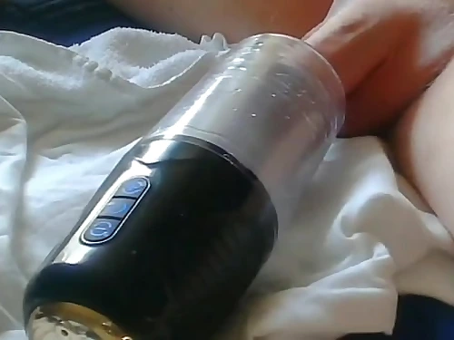 My Husband And His Phat Trouser snake Attempting Out An Automatic Masculine Masturbator