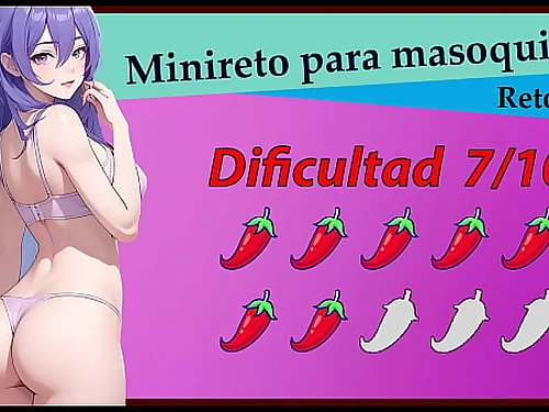 Reto masturbación rápido para masoquistas sumisos. ¿Podrás superarlo?