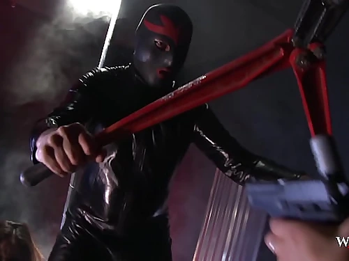 WHORNYFILMS Police Officer Hardcore Threesome With Masked Guy