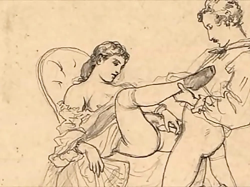 antique glamour illustration