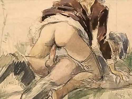 vintage erotic drawings