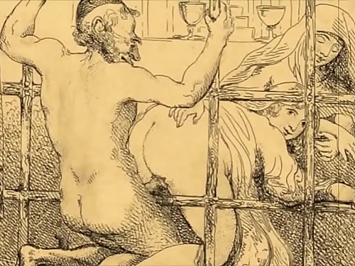 antique glamour drawings