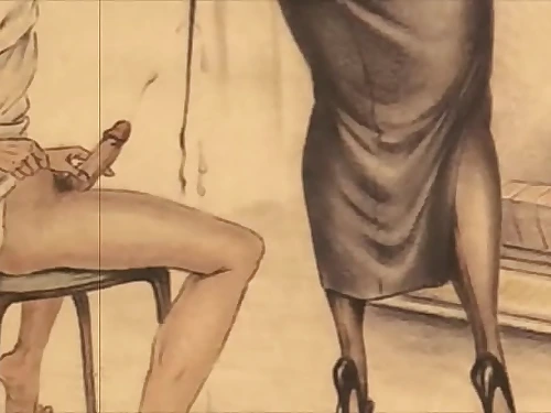 vintage glamour drawings