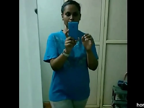 Indian Chick Changing Her Sports Wear After Gym Homemade