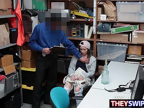 Officer Bangs Cute Teen Hayden Hennessy