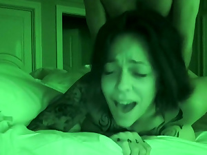 Night vision homemade fuck-a-thon with busty girlfriend